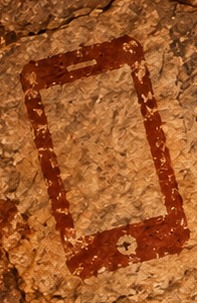 Cave-painted phone